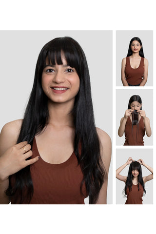 Wispy Clip-In Bangs